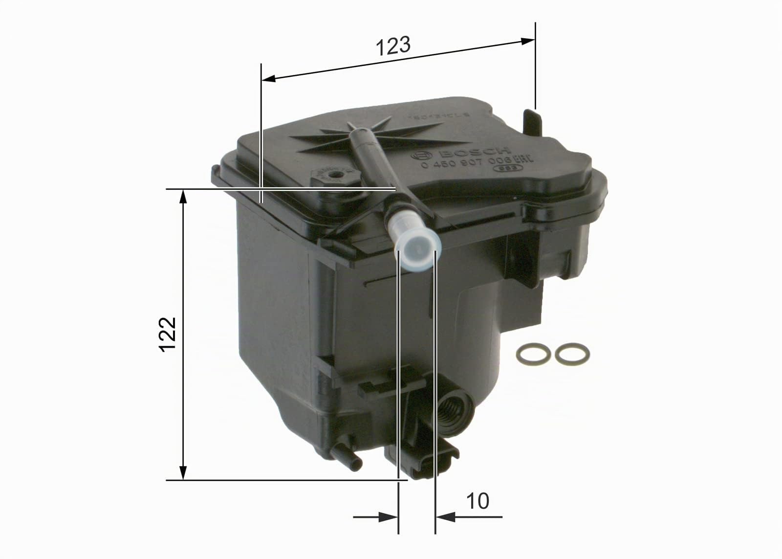 Filtro Diesel per Auto Bosch N7006 - Separa le particelle e l'acqua dal carburante, protegge il sistema di iniezione