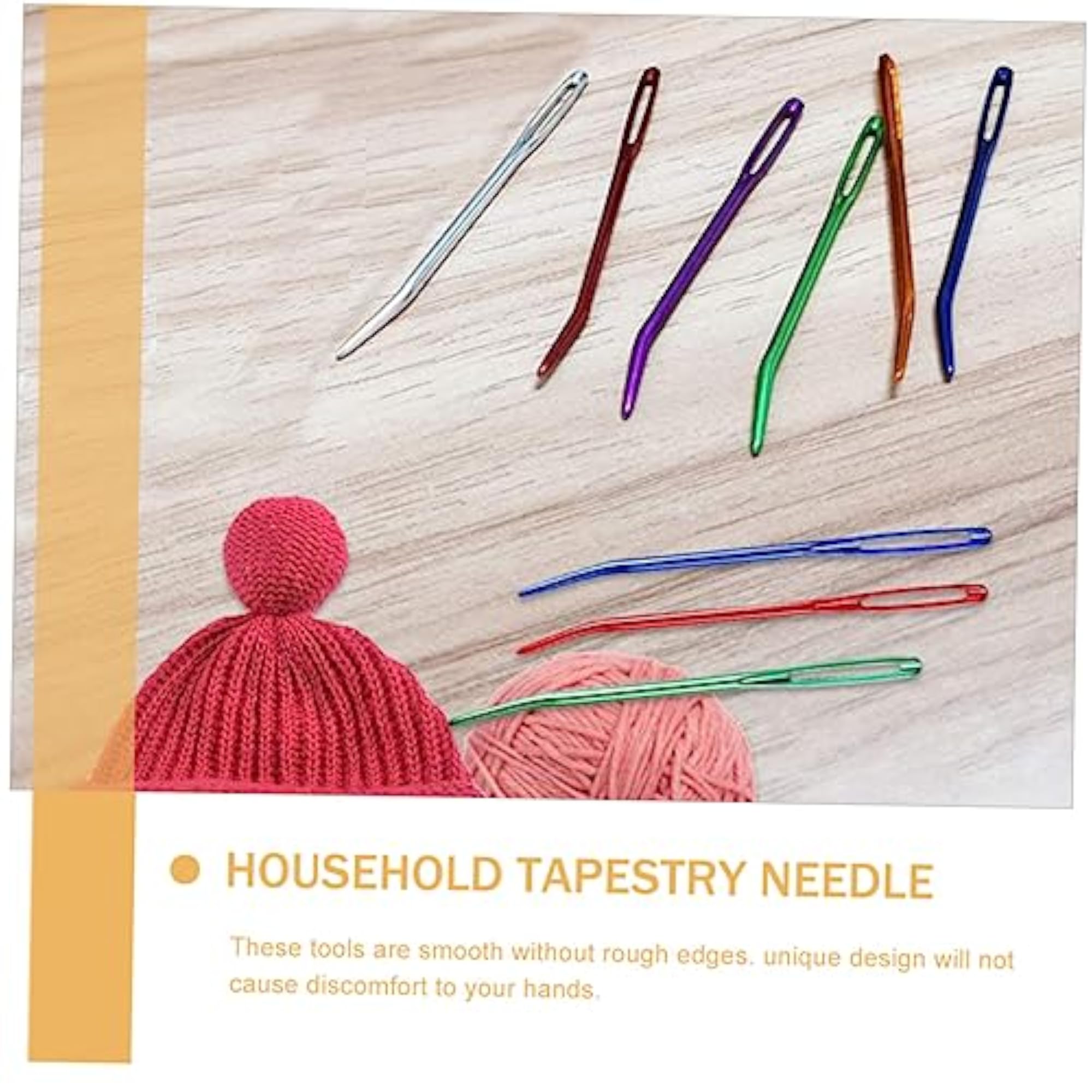 36pcs Convenient Eye Tapestry Needles for Knitting