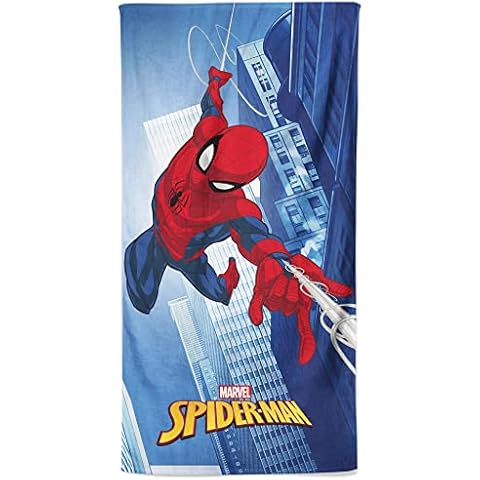 Spiderman Web Strandtuch Kinder Schwimmbadetuch Cover