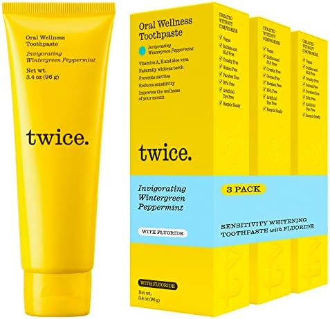 Amazon.com: Twice Toothpaste - Sensitive Teeth Whitening Toothpaste ...