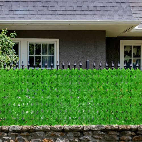 Feuilles vertes décoratives résistantes brise-vue Yardwe