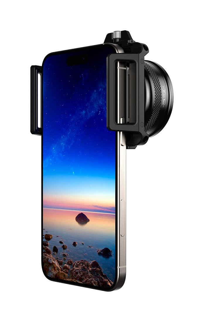 Levenhuk Kelvin TMC15 Microscopio Smartphone 10-20x Aumento Óptico, Lente Macro con Clip para Fotografía Primer Plano, Distancia Enfoque 1,5cm, Ultraligero, Accesorios Incluidos | Levenhuk - ref. 86479 - 5905555027807 - MarrÃ³n