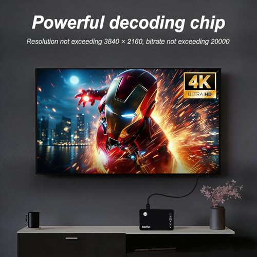 Lecteur multimédia numérique 4K pour lire vos fichiers ISO et MKV