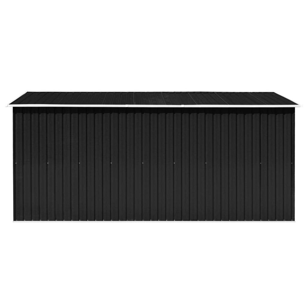 Générique Abri de Jardin 257x392x181 cm Métal Anthracite, Maison & Jardin, Pelouses & Jardins, Vie en extérieur, Structures extérieures, Cabanes & abris de Jardin, Anthracite, (Poids 91.52KG)