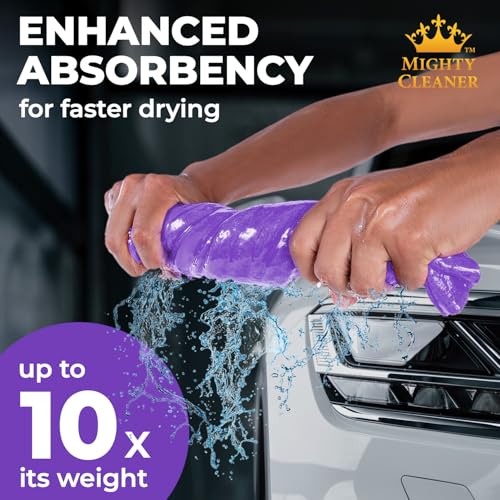 image for Mighty Cleaner Premium Shammy Cloth for Car Drying - Super Absorbent R