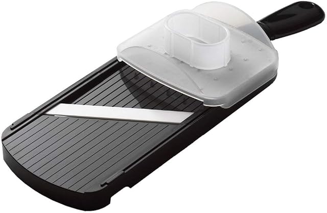 Kyocera Adjustable Slicer, Ceramic, Black, 27.7 x 9.2 x 1.6 cm