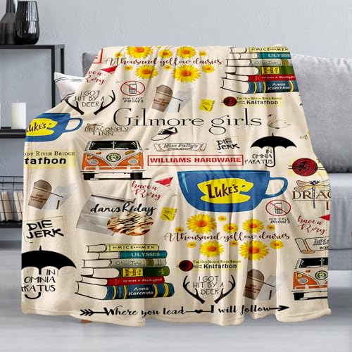 Soft Anti-Pilling Fleece Flannel Blanket Cozy and Warm Throw Blanket for Sofa Bed Camping Hypoallergenic & Wrinkle Resistant (50x40)