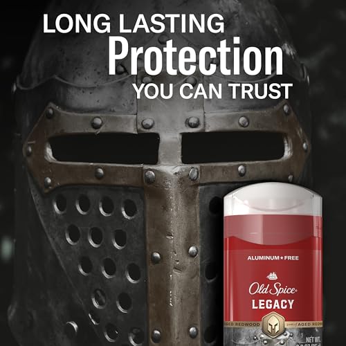 Image of Old Spice Aluminum Free Deodorant for Men, 24 /7 Odor Protection, 24 /7 Signature Scent & Lasting Freshness, Goes on Clean, Legacy with Coconut, Pine & Cedar Scent, 3.0 oz