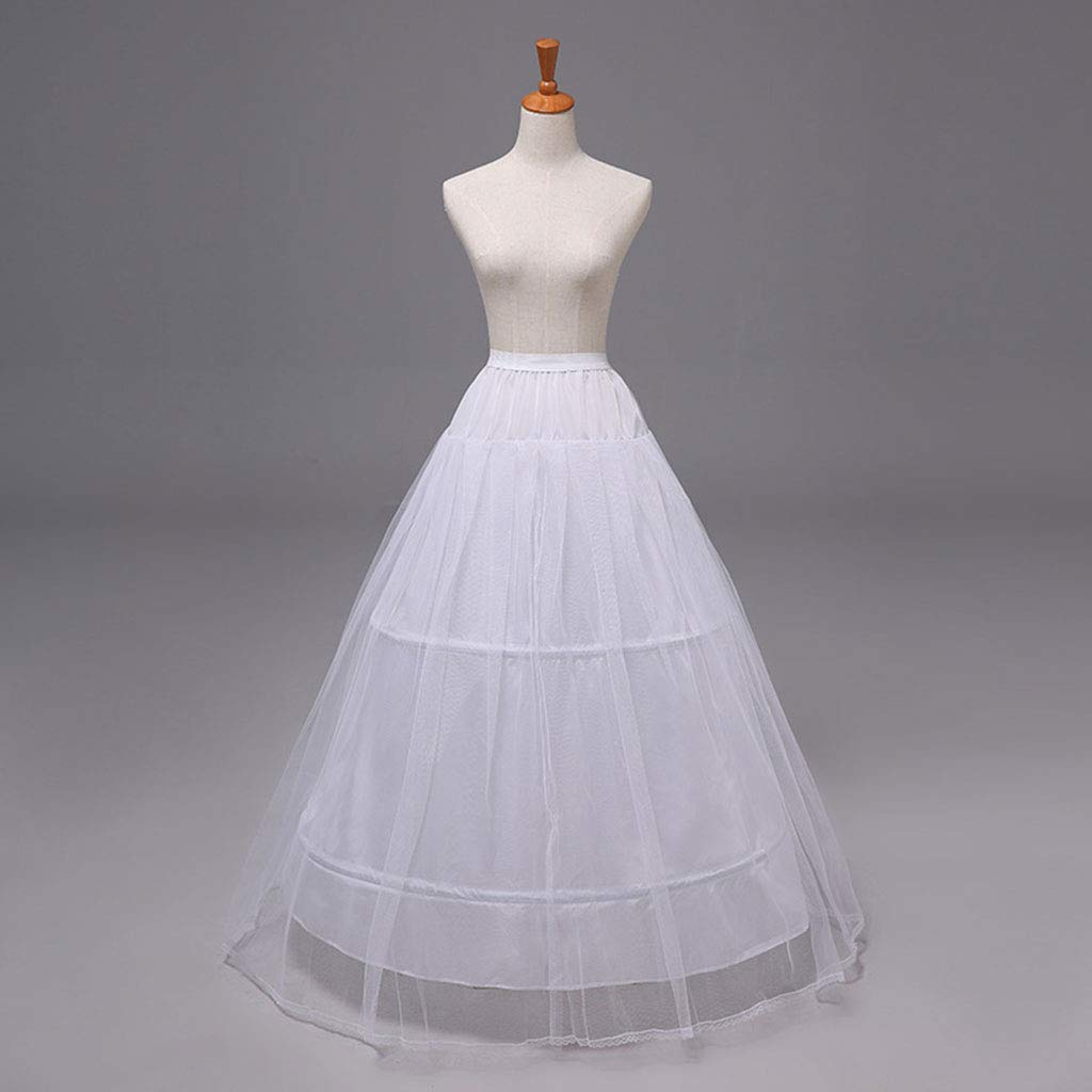 ZZALLL2 Reifen 1-lagiger Garnrock Braut Braut Brautkleid Unterstützung Petticoat Frauen Kostüm Röcke Futter Liner