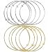 ZX Jewelry 10pcs Womens Expandable Blank Bangle Bracelet for Jewelry DIY Making 2 Colors