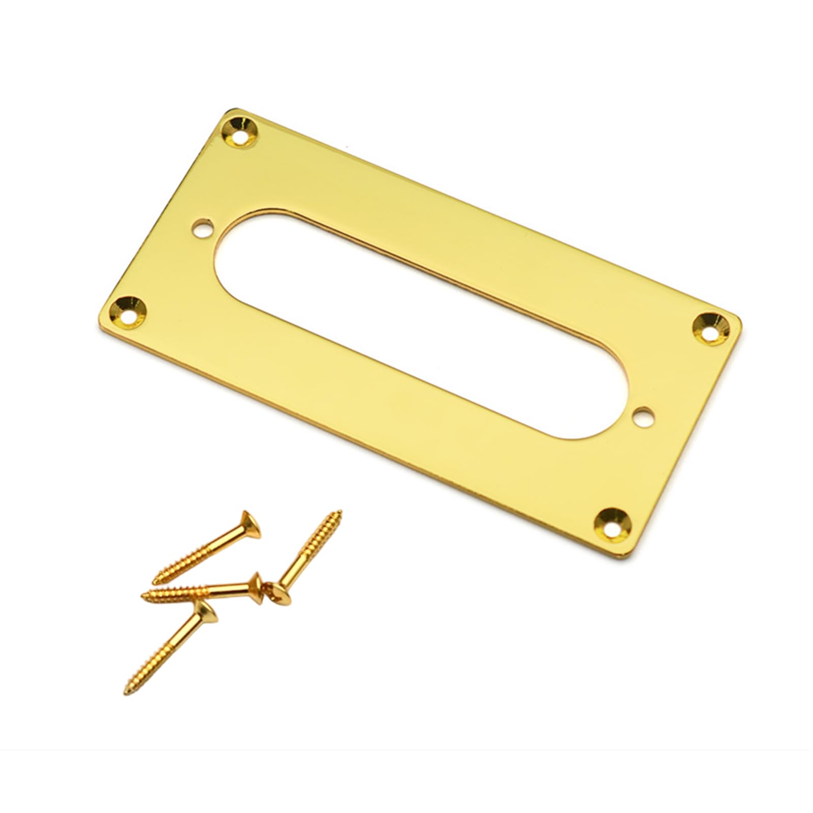 Maxtonser 92x46mm Guitar Pickup Converter Rings Humbucker to Single Coil Adapter for Various Model Enhancing Tone Easy Installatio