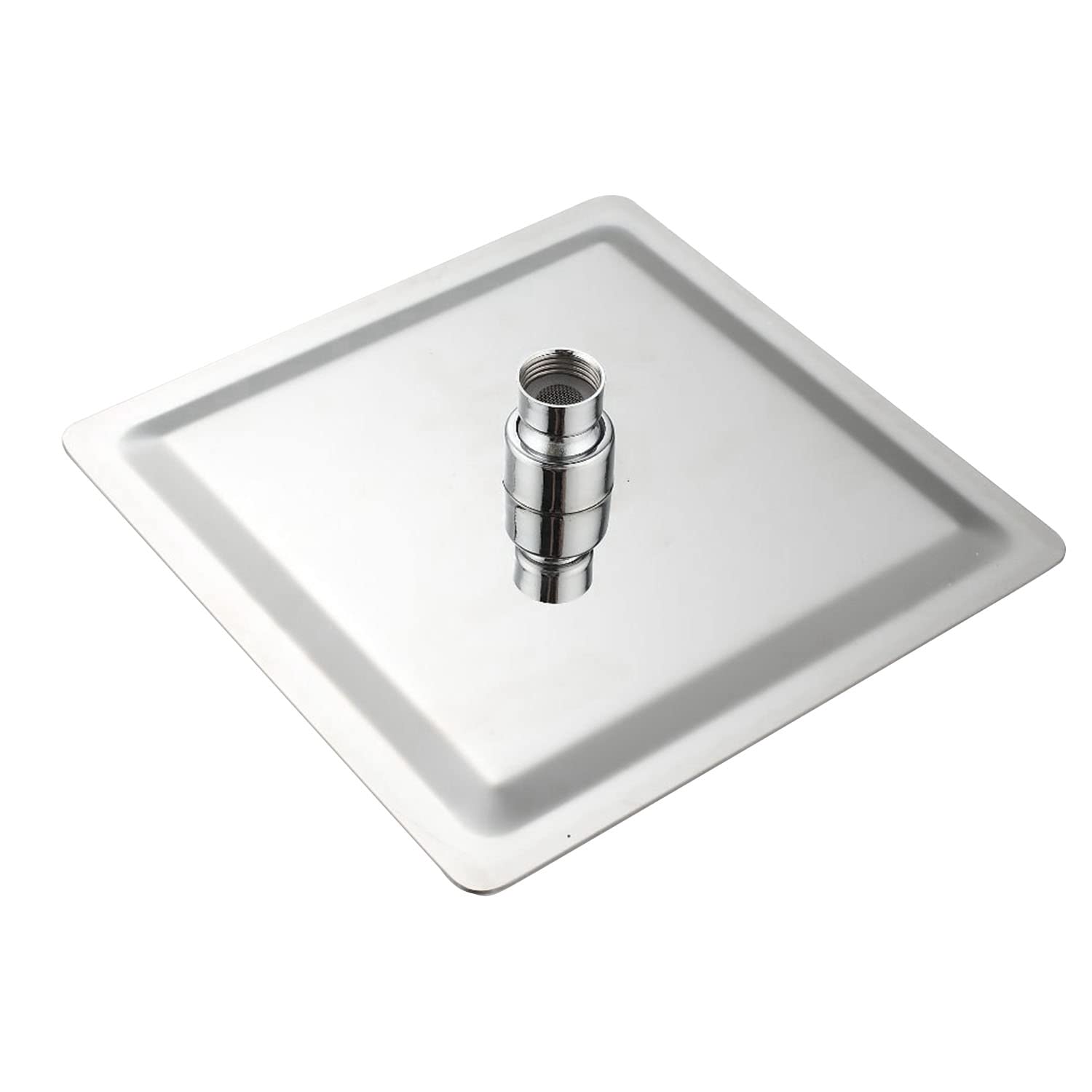 SOLVEX Set De Ducha Sistema de Ducha Empotrado,Set Ducha Conjunto de Ducha Completo con Mezclador Ducha de Lluvia y Ducha,Alcachofa de Ducha 20cmx20 cm,Cuerpo de Latón,SP-90110