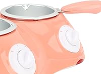 Vista 7 de Olla eléctrica de chocolate para fundir fondue de chocolate con olla doble, herramienta de cocina, olla de fusión de chocolate, chocolate eléctrico