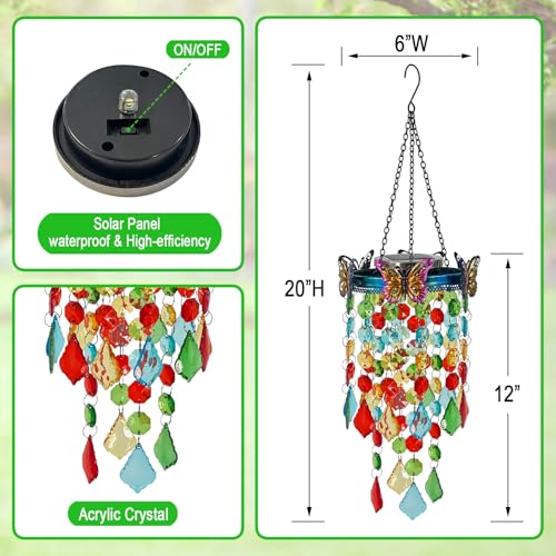 Lanternes solaires extérieur papillon, le cadeau déco idéal pour jardin - 4