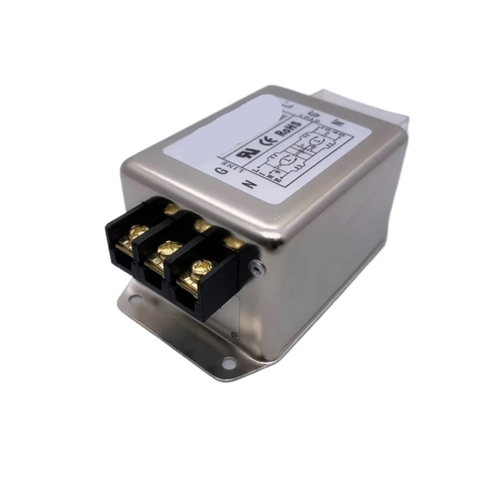 Filtro de potencia monofásico CW4L2-20A-R para carril reductor de ruido CA 220V 3