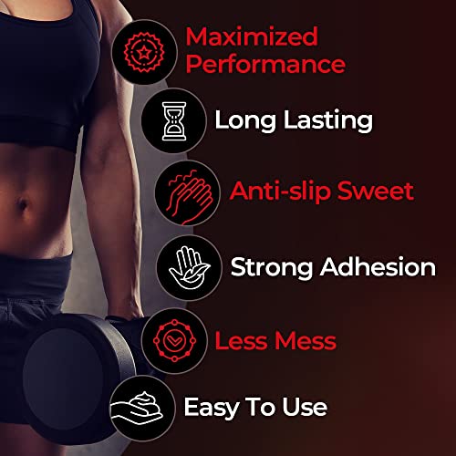 Image of GRIPT Liquid Chalk Hand Grip Gym Pole Dance Weightlifting Rock Climbing Bouldering Gymnastics Crossfit Mess Less Sweat Resistant Long Lasting Professional Gel Chalk 100ml