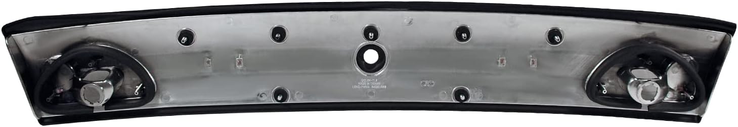 SPEC-D TUNING Center Black Tail Light Compatible with 2003-2005 Chevy Cavalier, Left + Right Pair Assembly