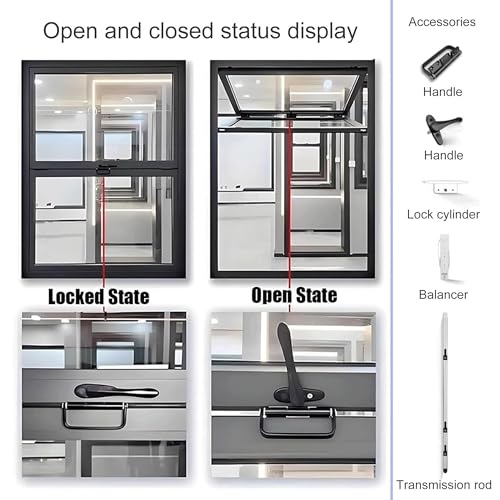 Ventana de servicio para cafeterías y floristerías con vidrio templado 5