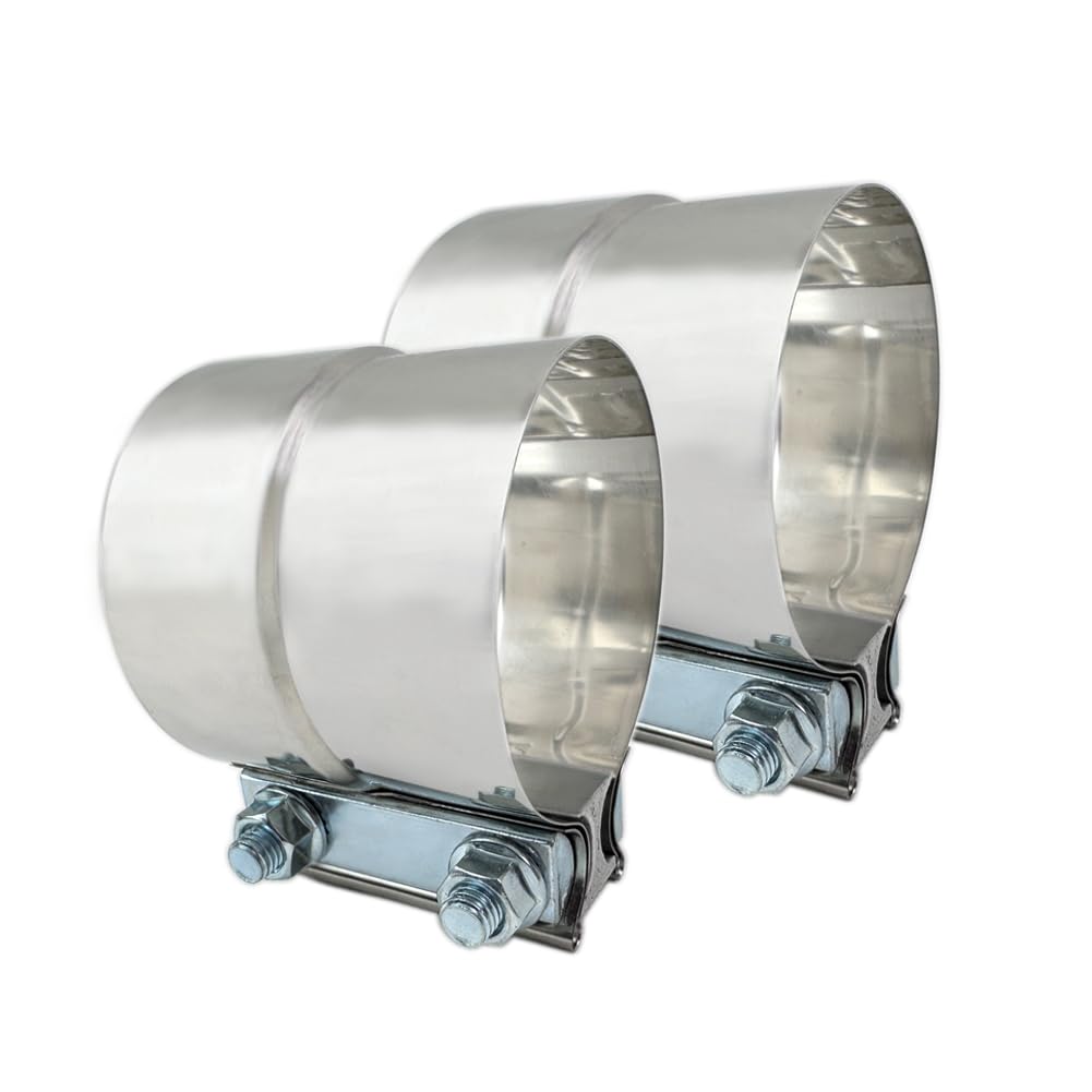 Lot De 2 Colliers De Serrage Bleus Pour Tuyau D'échappement Yamaha