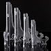 ANPHSIN 16 Pieces Plastic Little Easels Stand Holders to Display Plate Picture 5 Inch/ 6 Inch/ 7 Inch/ 8 Inch- Clear