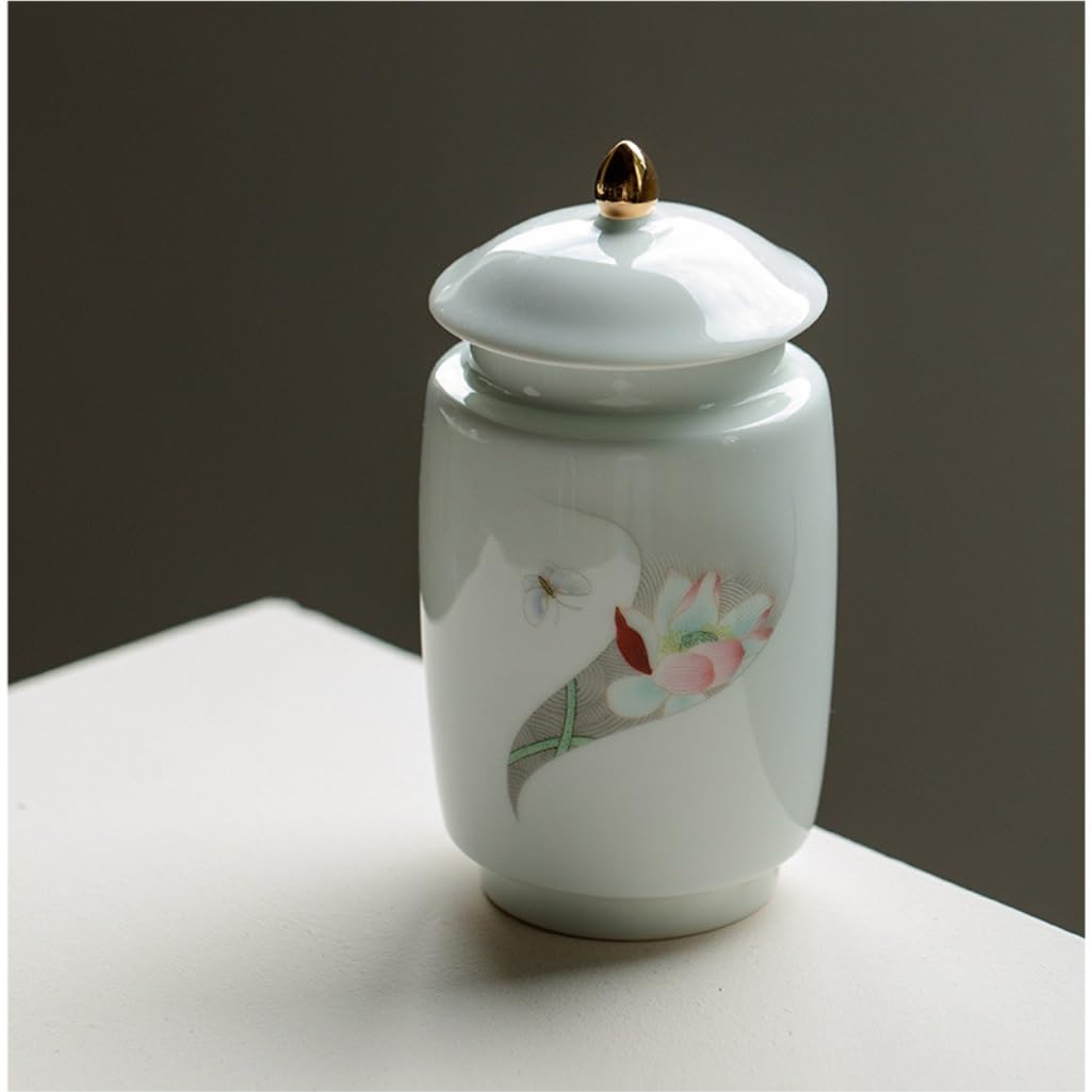 Retro ceramiczne zbiorniki, chińskie zbiorniki Herbata Puszka Ceramiczne Hurtowe Słoiki Do Przechowywania Herbaty Chiński Styl Domowa Kuchnia Słoiki Do Przechowywania Cukierki Orzechy Ziarna Kawy Słoi