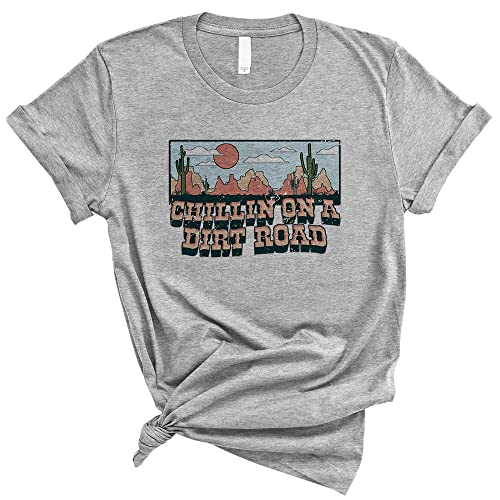 Chillin on a Dirt Road Shirt Unisex 4X-Large Grey