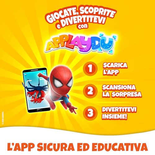 GranSorpresa Maxi Spider-Man, Uovo di Pasqua 2026 di Finissimo Cioccolato al Latte con Sorpresa Marvel Spider-Man, 220 g - Gadget - Immagine 6