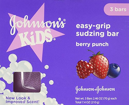 Johnson's Kids Super Sudzer E-Z Grip Soap Berry Breeze (Pack of 12)
