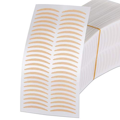 Makeup Eyelid Double Sided Tape 500 Pairs Adhesive Invisible Fiber Double Eyelid Stickers Natural Complexion Big Eye Decoration Double Fold Eyelid Shadow Sticker Double Eyelid Tape Tool