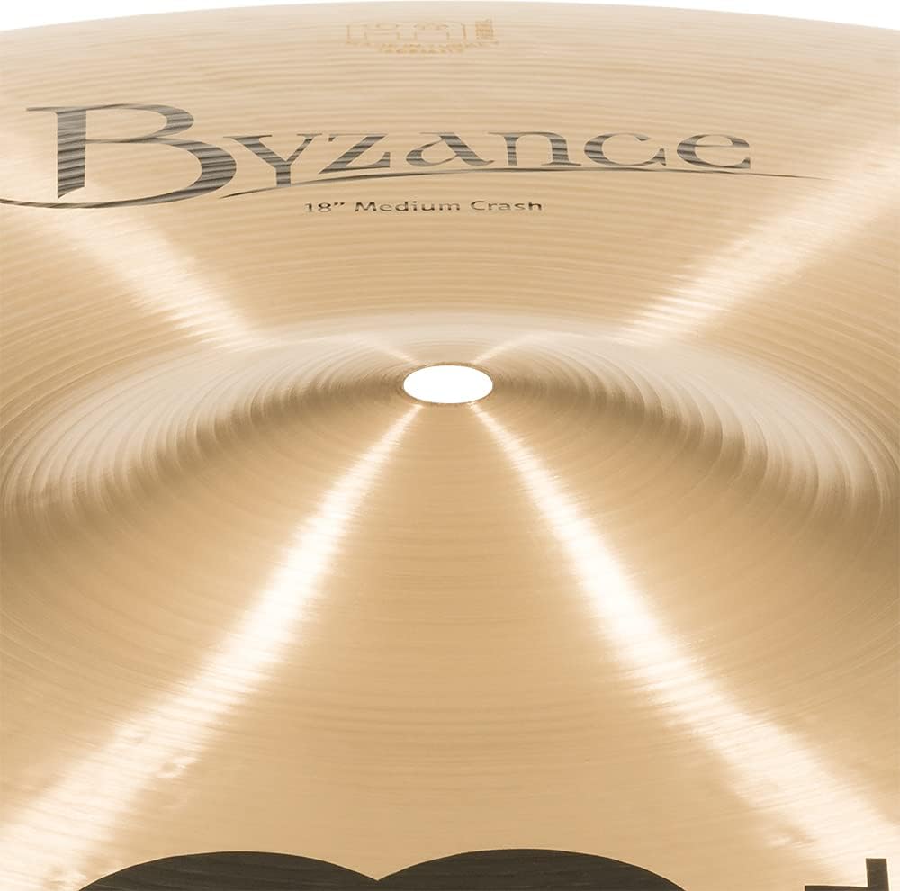 Byzance 18" Traditional Medium Crash — MADE IN TURKEY — Hand Hammered B20 Bronze, 2-YEAR WARRANTY
