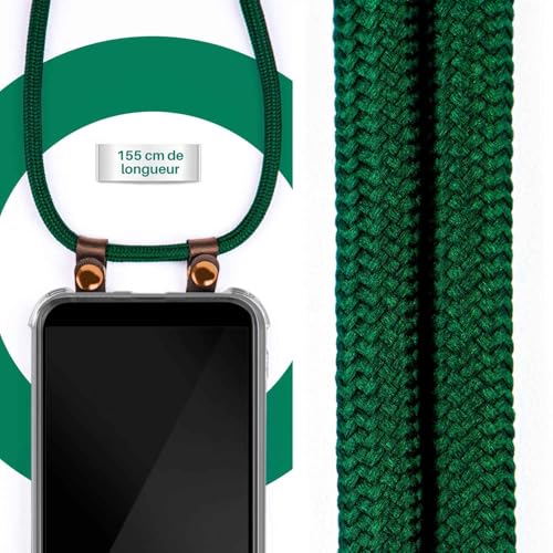 Chaîne de téléphone portable Honor 20 évite chutes cordon vert