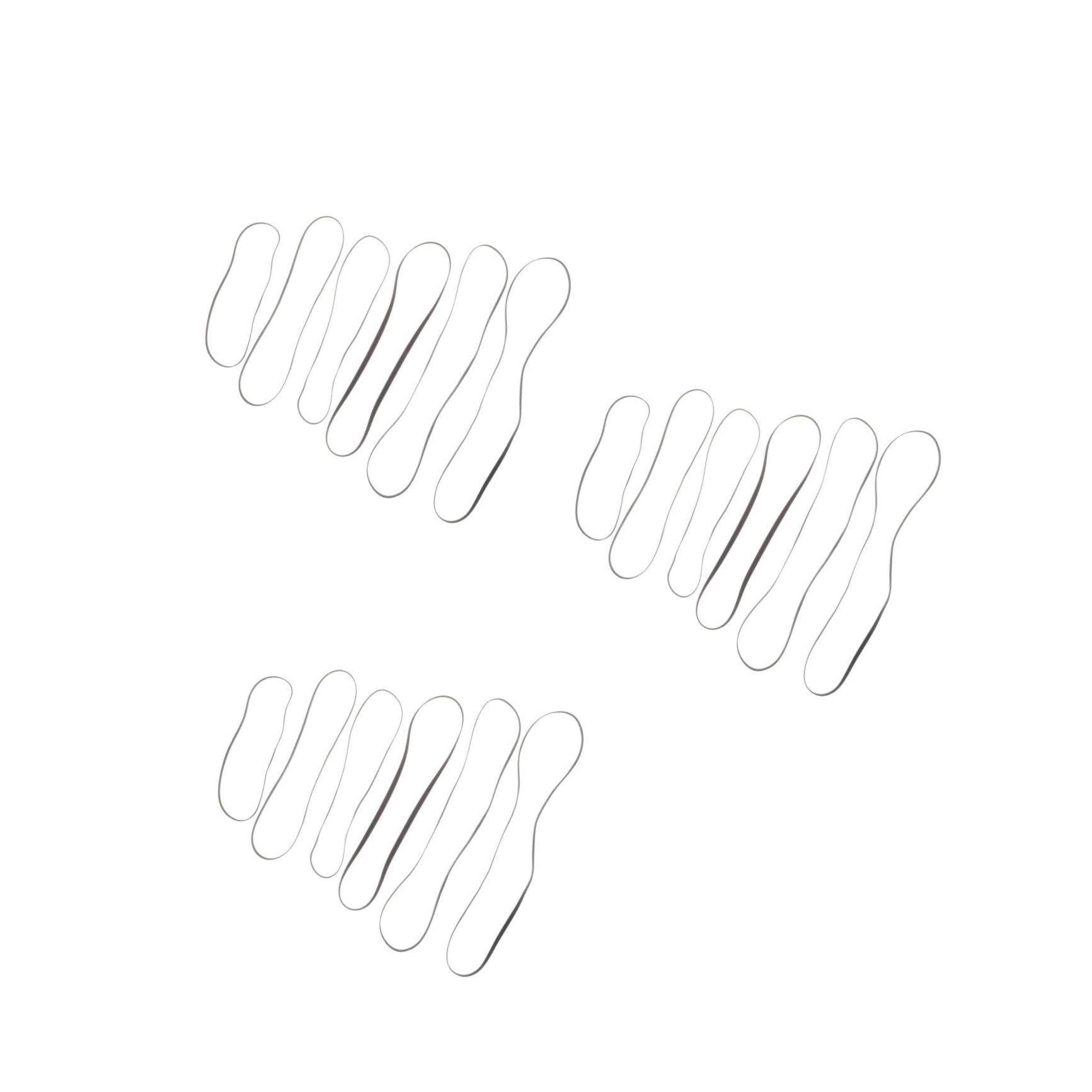 UKCOCO 18pièces Courroie De Remplacement Pour Phonographe De Ceintures Pour Platine Vinyle Et Enregistreur Flexible Et Compatible Avec Divers Modèles