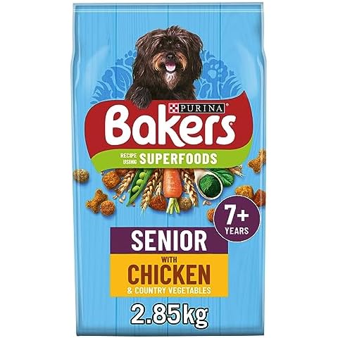Bakers Senior Dry Dog Food with Chicken and Veg Cover