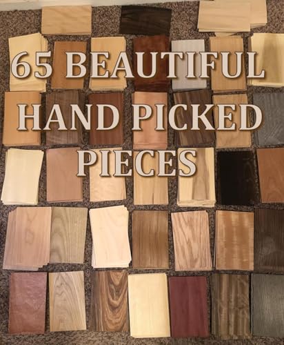 Wood Veneer Variety Pack 65 Pieces