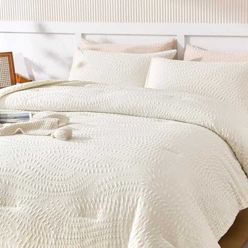 Akkialla Set Di Biancheria Da Letto King Size King Size, Beige Leggero