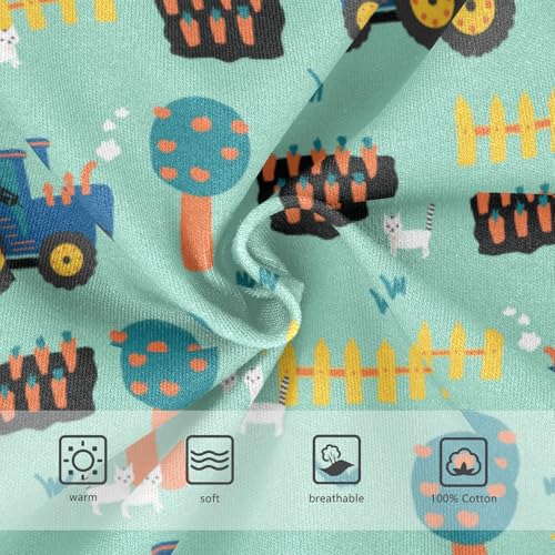 Boys' Exclusive Briefs Toddler Underwear 95% Combed Cotton Boxerbriefs 2T Tractor Pattern Truck Cars 193