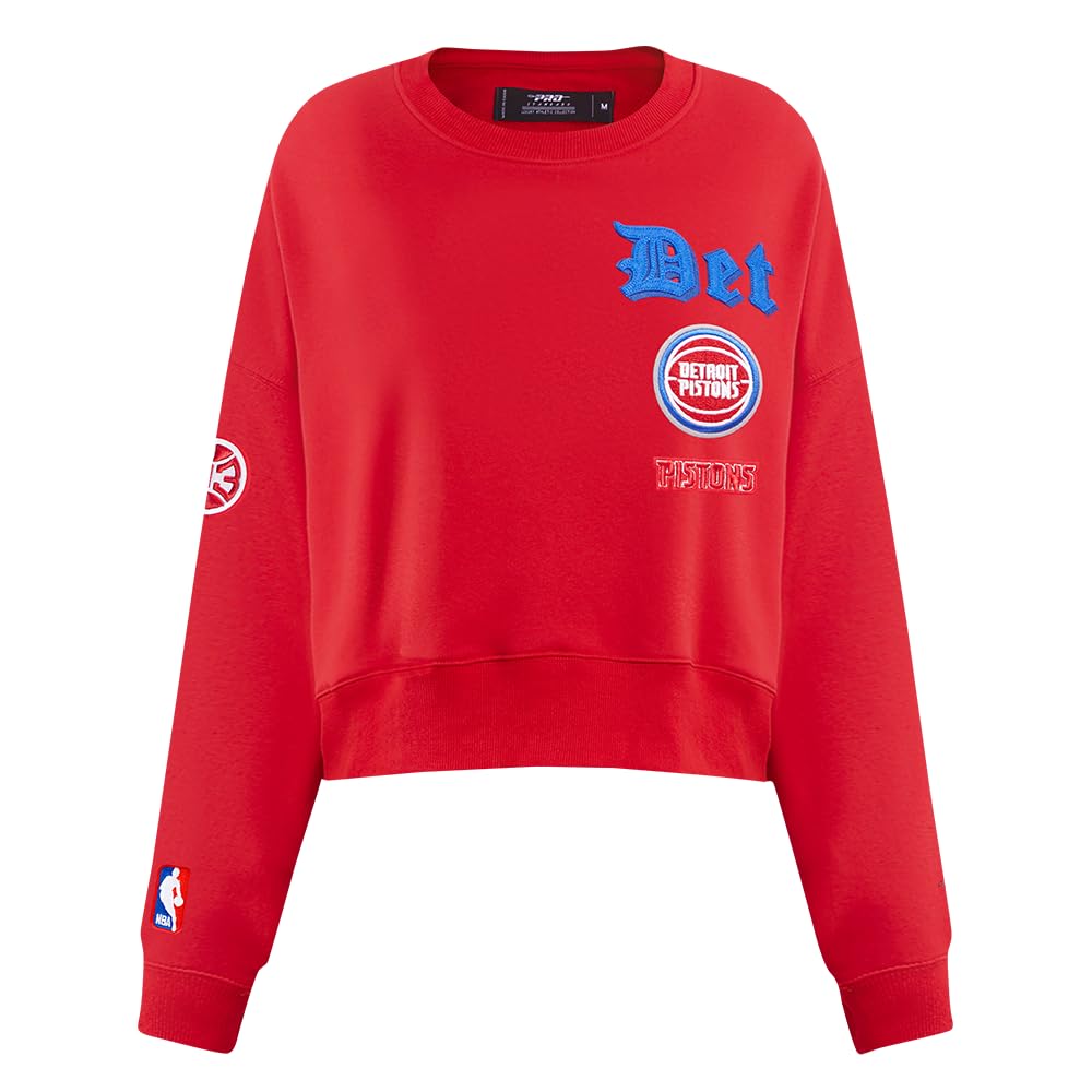 Sudadera Pro Standard NBA para Mujer en Color Rosso Talla M 5
