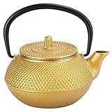 ❖ 【Patrón exquisito】Tetera turca con exterior dorado de lujo.Se puede colocar en el salón de té o en el estudio, decoración hermosa y práctica. La mejor tetera añade sabor y estilo a tu cocina.