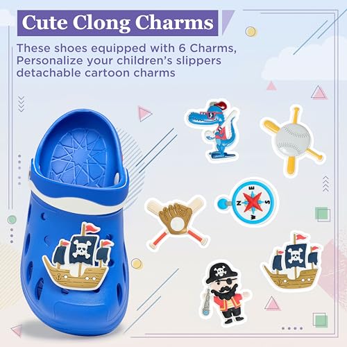 Image of Kids Girls Boys Clogs Garden Shoes Toddler Beach Summer Slides Slippers Indoor Outdoor Children Water Shower Pool Sandals for Toddler /Little Kid