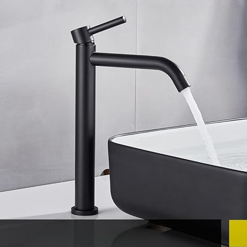 Chrome Black White Brusehd Gold Tall Bathroom Faucet Hot Cold Mixer Crane Tap Wash Bahtroom Tap Bath Vessel Mixers