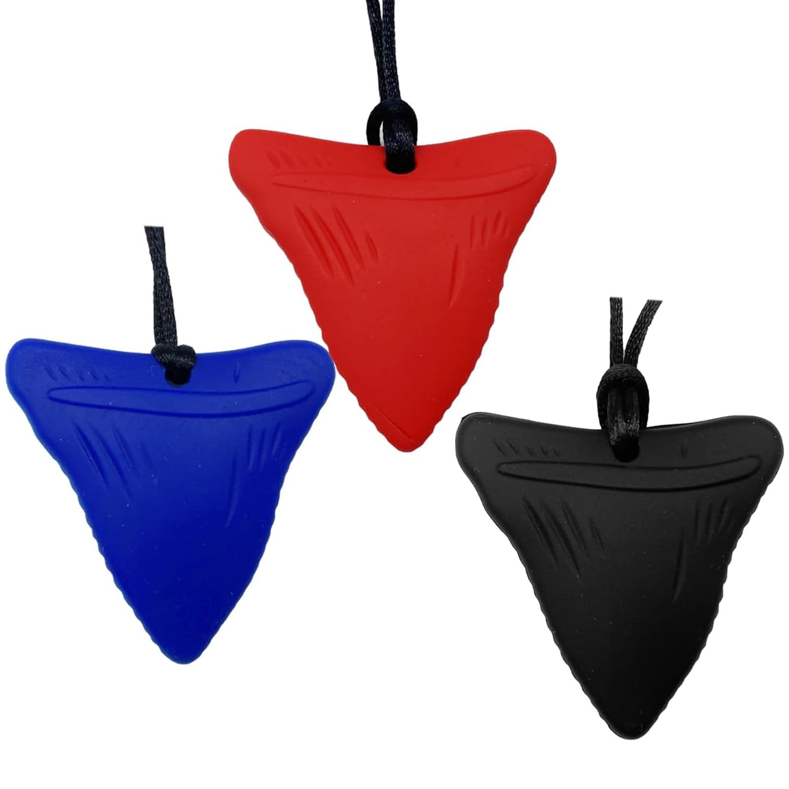 Teether Necklace Shark Tooth Teething Necklace Pack Chewing