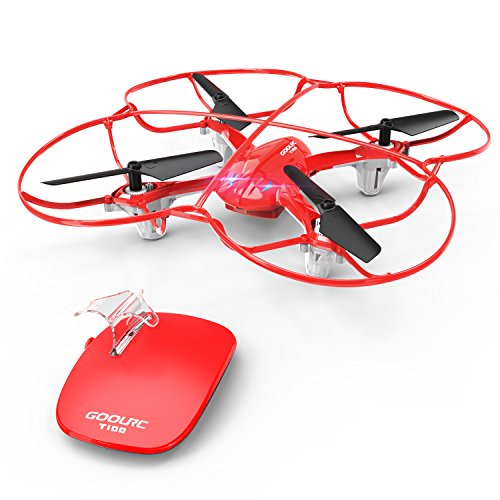 Mini Drone GoolRC T100 RC Quadcopter with Gesture Control 3D Flips One-Key Motion Controlling Function Play for Fun Level