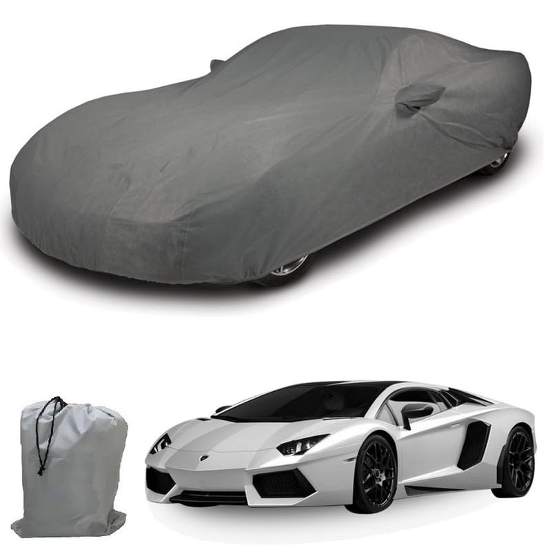 Image of ARCUATE Triple Layer Custom fit Car Body Cover for Lamborghini Avantador |Top Layer Dustrproof | Middle Layer Waterproof | Bottom Layer Scratch Protection | Outdoor Indoor Fabric