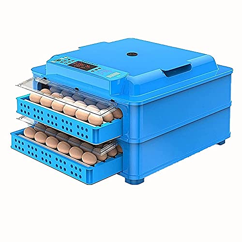 JRZTC Brutmaschine für 128 Eier mit automatischer Drehung und Feuchtigkeitsregelung Hühnerbrutmaschine mit hoher…