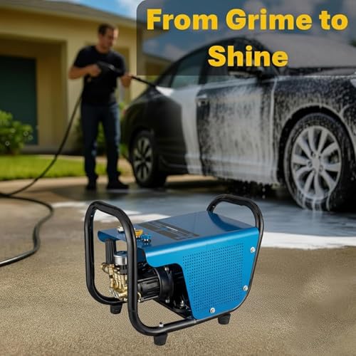 Image of WINSTAR WNS-PW200N Portable High Pressure Car Washer Machine | 220 Bar Max Pressure, 2600W Heavy Motor, 12 LPM Flow Rate | Pressure Washer for Car, Bike, Garden, Patio & Home Cleaning