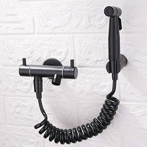 Douche Shattaf avec support noir de pulvérisation en acier de qualité - 2