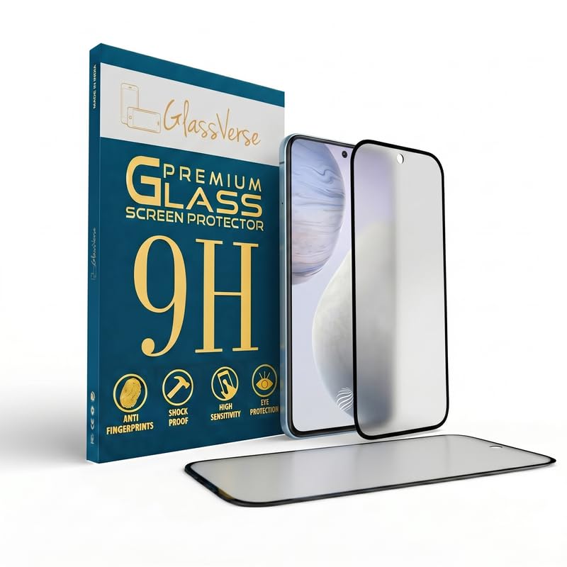 GlassVerse D+ Matte Tempered Glass With 18H Hardness For Vivo X60 (Pack Of 2) with Free Installation Kit Full screen Coverage Free Replacement If Received Damaged - 6.51 inch-image-24