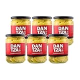 Alcachofas en Mitades Categoría Extra Dantza 410g – Pack 6 Frascos – Conserva Vegetal, Listas para Consumir