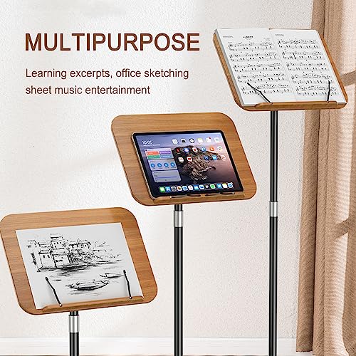 Soporte para tablet de metal y madera: base premium manos libres con ajuste óptimo 7