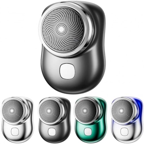 Image of Ultimate Mini-Shave Portable Electric Razor USB Rechargeable, Pocket Size Shaver For Men & Women One-Button Ease For Home, Car, Travel (Multicolour) - Pack Of 1